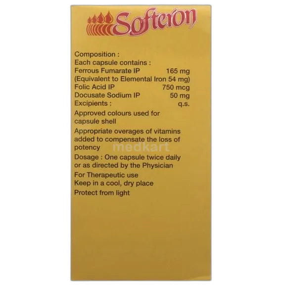 softeron capsule 15's